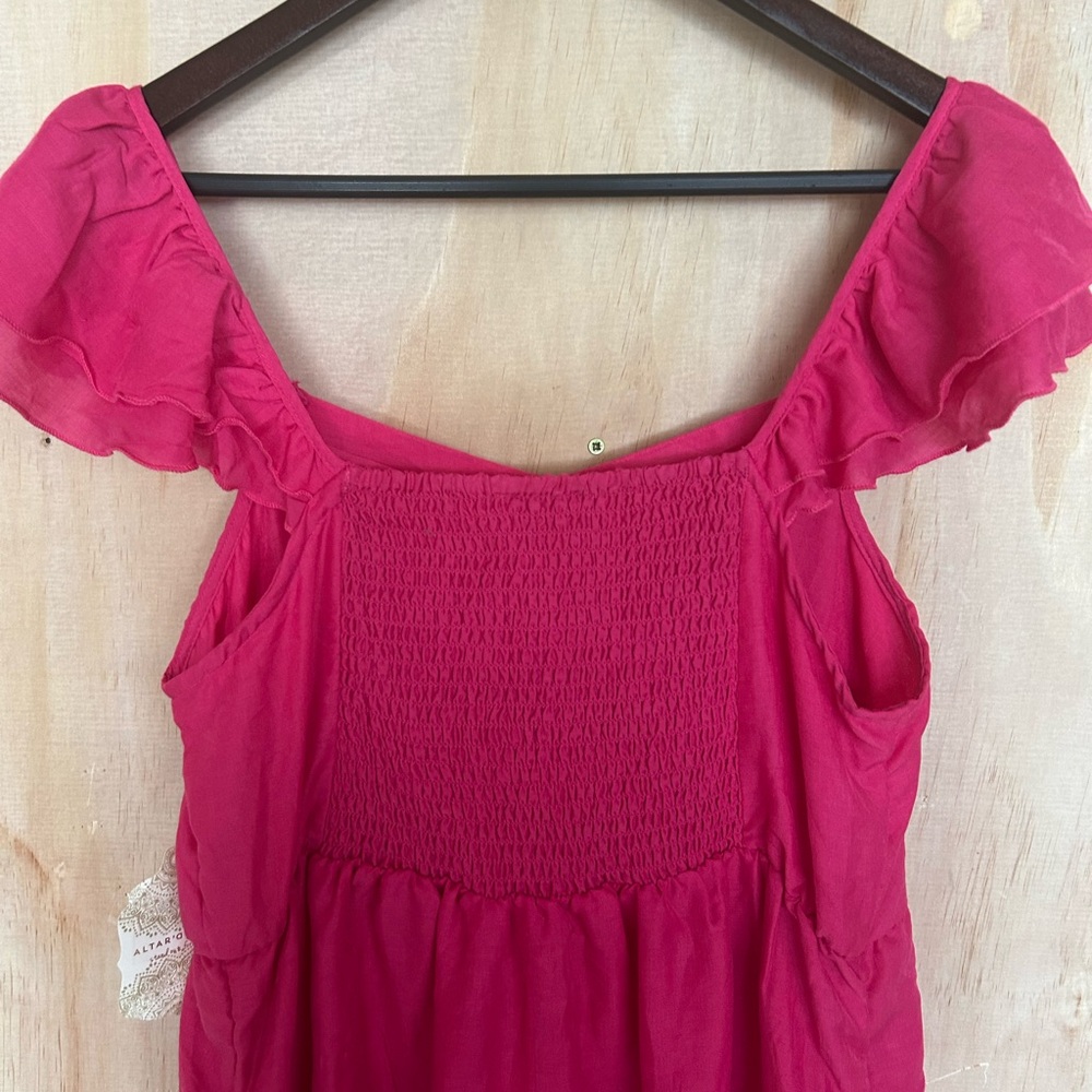 Altar'd State Fuchsia Ruffle Dress - Picture 5 of 8